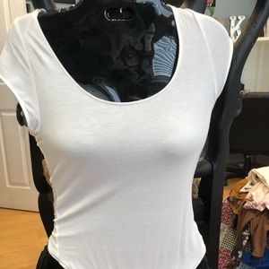 White Shirt Body Suit